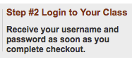 Step 2 Login